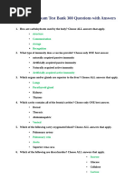 Ati Teas 7 Exam Test Bank 300 Questions With Answers