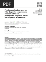 Psychosocial Adjustment To Mild Cognitive Impariment The Role of Illness