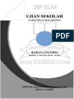 Soal Us Bahasa Inggris Kelas 9 Ta 2021 - 2022