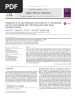 2015 Comparison in Net Solar Efficiency Etween CSP and Non-CSP Collectors