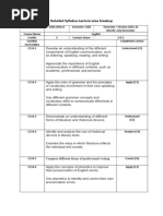 English Lecture Plan