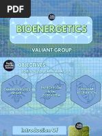 Bioenergetics