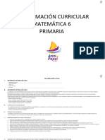 6to Grado - Programación Curricular - Primaria