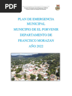 Plan de Emergencia Municipal Municipio de El Porvenir Departamento de Francisco Morazan AÑO 2022