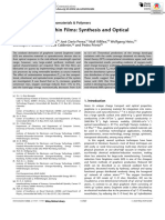 00-03 - Graphene Oxide Thin Films Synthesis and Optical Characterization