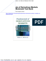 Full Download Fundamentals of Derivatives Markets 1st Edition Mcdonald Test Bank