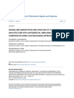 Design Implementation and Analysis of Flash Adc Architecture Wit