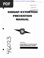 Kidnap Extortion Prevention Manual