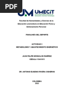 Metabolismo y Abastecimiento Energético