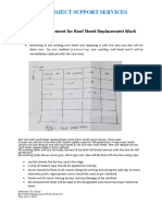 Method Statement For Roof Sheet Replacement Work