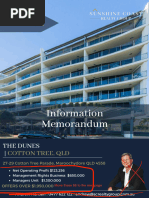 Information Memorandum - The Dunes Cotton Tree