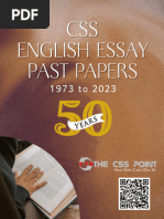 50 Years CSS Essay Papers From 1973 - 2023