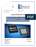Convertisseurs Analogiges-Numériques
