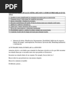 Funciones Ejecutivas en Niños