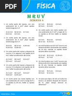 Semana 4 Física Mruv