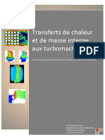 Transferts de Chaleur Et de Masse Interne Aux Turbomachines