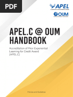 APEL.C at OUM Handbook