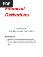 Chapter 1 Inrodctio To Derivatives