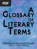 A Glossary of Literary Terms - Rosemary OLeary