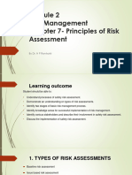 Module 2 - Chap 7 Principles of Risk Assessment (1) Revised