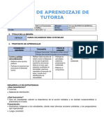 Sesión de Aprendizaje de Tutoria: 1. Datos Informativos