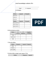 Evaluación Fonoaudiologica TEA Escolares 1