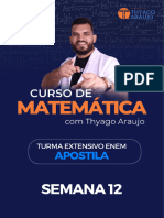 Apostila - Semana 12 - Curso de Matem Tica Com Thyago Araujo - Turma Enem