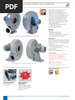 Serie CBT-N: Ventiladores Centrífugos de Media Presión Y Simple Aspiración