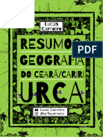 Resumos Geografia Do Ceará - Cariri Urca @luc4scarneiro