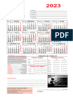 Calendario Laboral 2023 EDITABLE