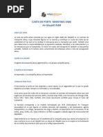 Carta de Porte Aereo AWB