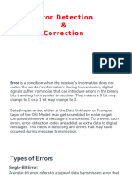 Error Detection Correction