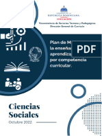 Plan de Mejora para El Área de Ciencias Sociales