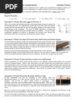 Lab1-MOTION IN 1AND 2 DIMENSIONS INSTRUCTIONS