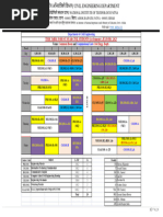 BTech CE 1 Sem Timetable (JULY DEC23)