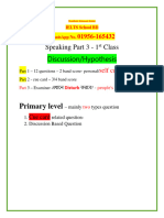 BA - Speaking Part 3 First Class