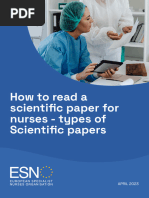 How To Read A Scientific Paper For Nurses - Types of Scientific Papers