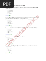 Business Research Method MCQ Questions PDF