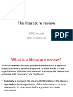 The Literature Review PP 2020