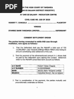 Robert T Chagula Vs Stanbic Bank Limited (Civil Case 105 of 2020) 2021 TZHC 1995 (30 March 2021)