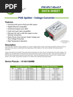 Poe SPLT 48xxg P Spec Sheet