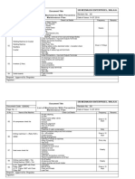 Sample Machinery Check List