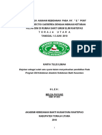 Diajukan Sebagai Salah Satu Syarat Dalam Menyelesaikan Pendidikan Pada Program DIII Kebidanan Akademi Kebidanan Bakti Nusantara