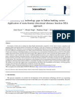 Efficiency and Technology Gaps in Indian Banking Secto - 2019 - The Journal of F