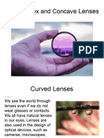 L8. 13.1, 13.3 Convex & Concave Lenses