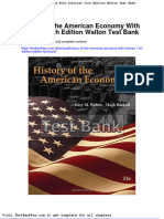 Full Download History of The American Economy With Infotrac 11th Edition Walton Test Bank