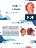 Desprendimiento Prematuro de Placenta