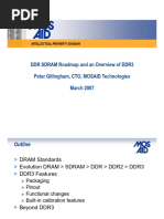 DDR SDRAM Roadmap and DDR3 Overview