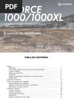 UFORCE 1000 1000xl omMX220801 Español