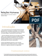 Slides Teoria Das Relaçoes Humanas